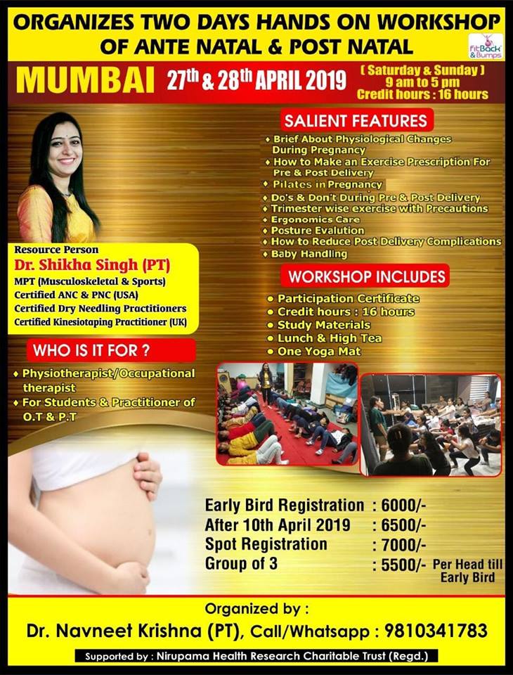 Ante Natal and Post Natal Workshop