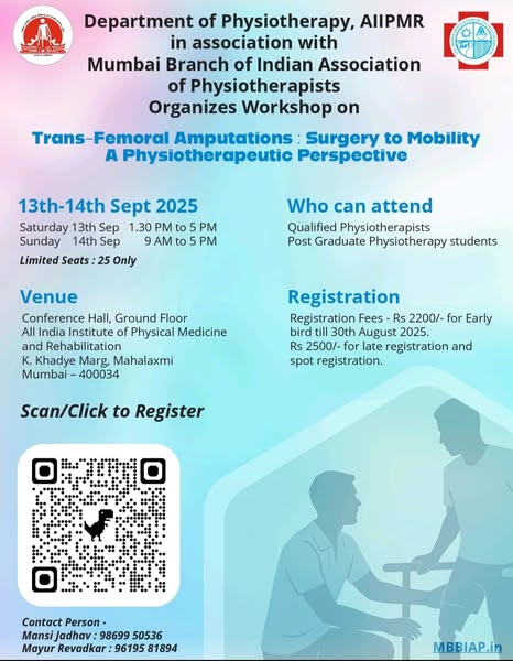 Trans-femoral Amputation: Surgery to Mobility - A Physiotherapeutic Approach